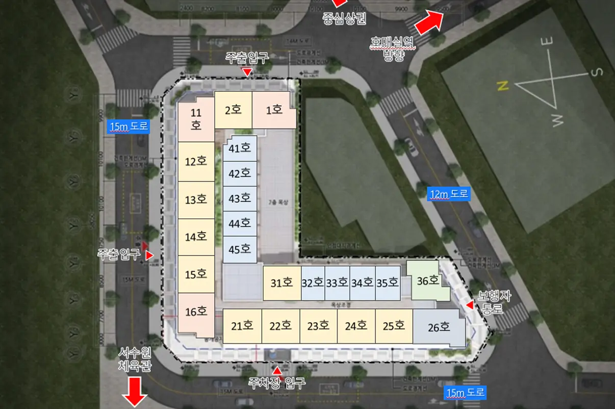 수원 호매실 스카이시티 단지안내